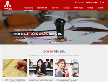 Tablet Screenshot of dichthuatdongda.com